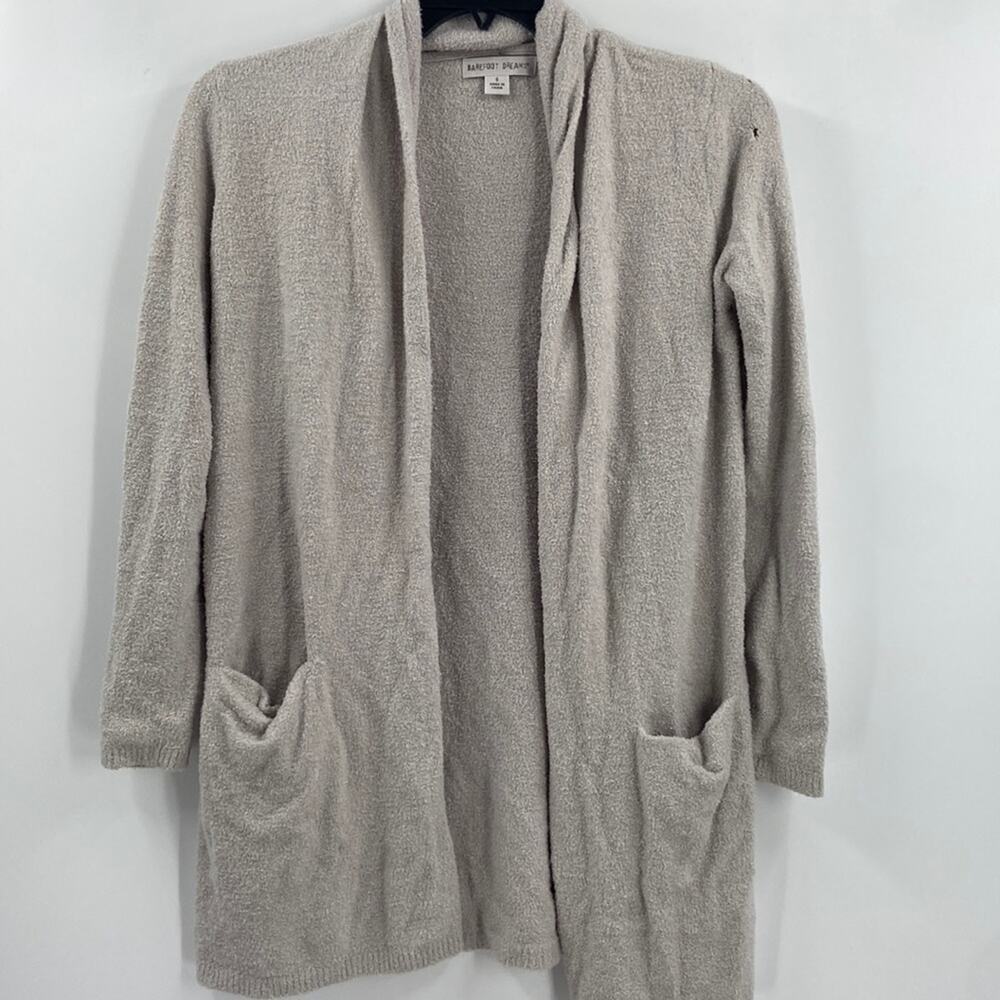 Barefoot dreams cream cardigan